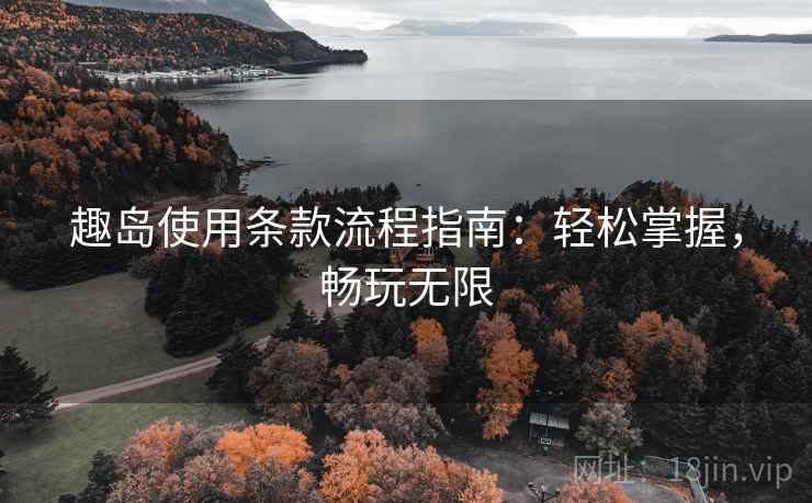 趣岛使用条款流程指南：轻松掌握，畅玩无限