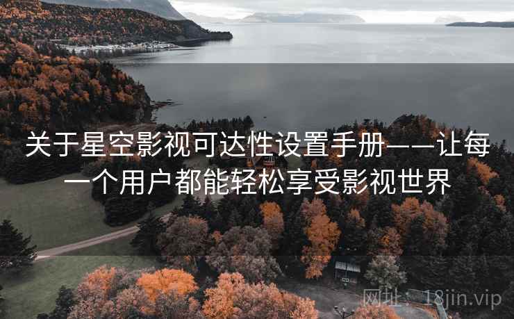 关于星空影视可达性设置手册——让每一个用户都能轻松享受影视世界
