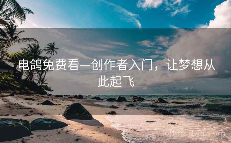 电鸽免费看—创作者入门，让梦想从此起飞