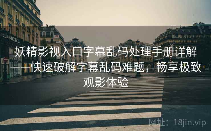 妖精影视入口字幕乱码处理手册详解——快速破解字幕乱码难题，畅享极致观影体验